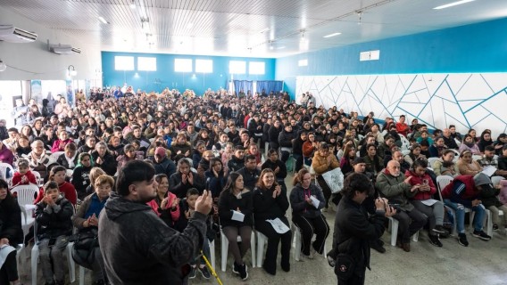 Timbúes realizó el sorteo de las 54 viviendas del Plan Hábitat