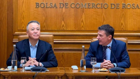 El presidente de la corporación CMEC de China recorrió la región y reforzó el compromiso de inversión privada