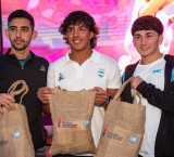 Distinguieron a tres jóvenes deportistas de Granadero Baigorria por su desempeño en el ámbito nacional e internacional