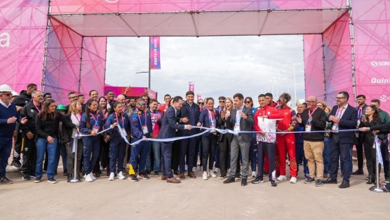 Rafaela abrió las puertas de la Villa que recibirá a atletas de 15 países