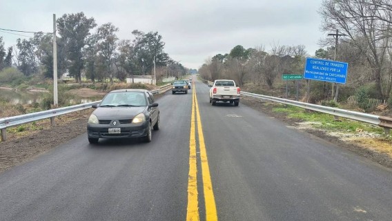 A casi un año del desborde del río, habilitaron el puente de la exruta 9 en Carcarañá