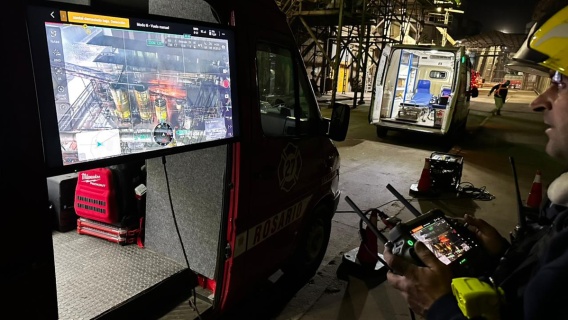 Vicentin: tras el incendio apagado, continúan las tareas de normalización