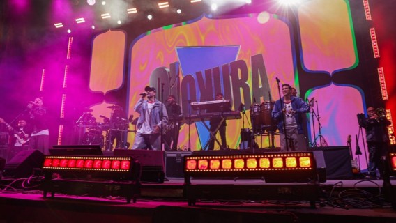 Q'Lokura convocó a una multitud en el cierre del Fan Fest de los Juegos Suramericanos en Santa Fe