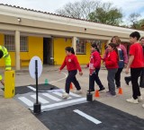 Aprender jugando: El municipio llega a las escuelas de Roldán con un programa de educación vial