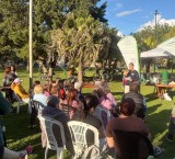 Vecinos y huerteros de Roldán protagonizaron una jornada de intercambio y aprendizaje comunitario