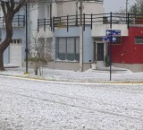 El viento y el granizo castigaron a San Genaro y Las Rosas: 