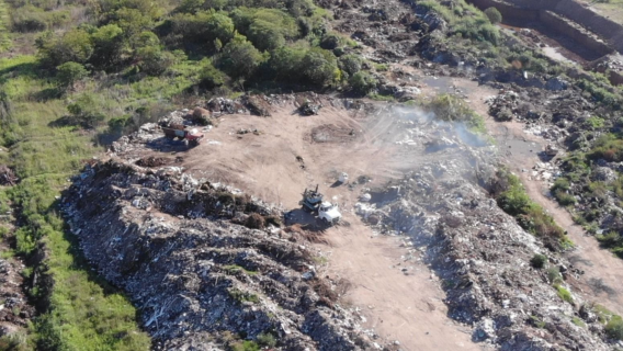 Funes: clausuran un basural clandestino tras una investigación conjunta entre Ambiente y el MPA