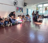 El Jardín de Infantes N°908 fue escenario de una nueva jornada de “Arqueólogos por un día”