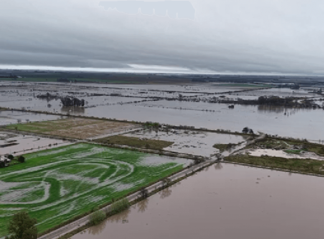 Lluvias de hasta 300 mm: la Tormenta de Santa Rosa tuvo un impacto fuerte e inédito en la historia